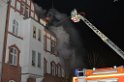 Feuer 3 Dachstuhlbrand Koeln Muelheim Gluecksburgstr P014